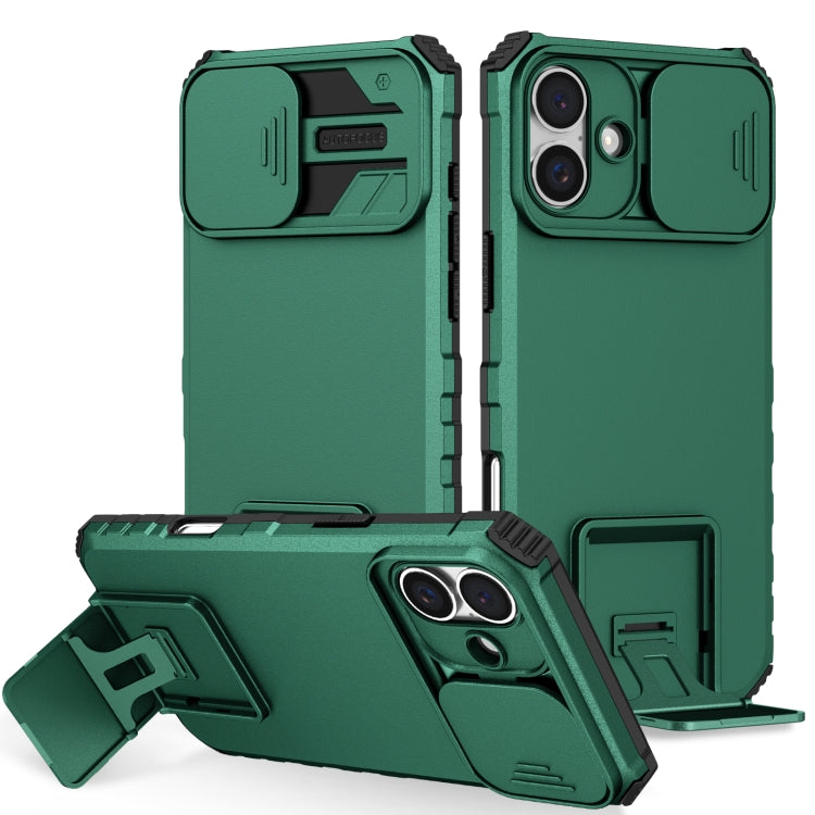 Stereoscopic Holder Sliding Camshield Phone Case, For iPhone 16 Pro Max, For iPhone 16 Pro, For iPhone 16 Plus, For iPhone 16, For iPhone 15 Pro Max, For iPhone 15 Pro