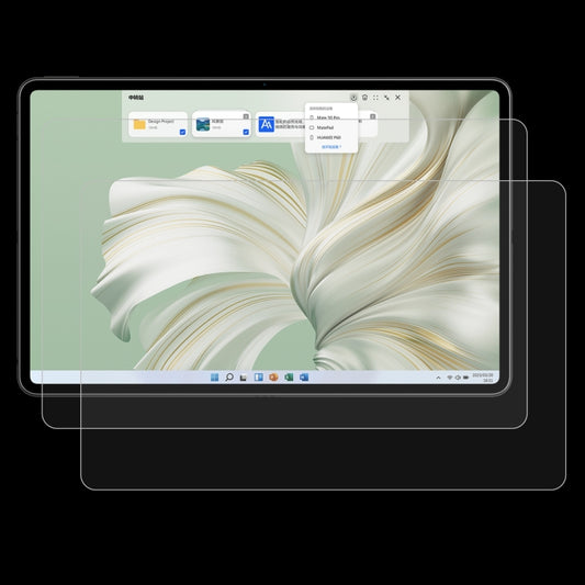 2pcs 9H 0.3mm Explosion-proof Tempered Glass Film, For Huawei MateBook E 2023, For Huawei MateBook D 14 2023