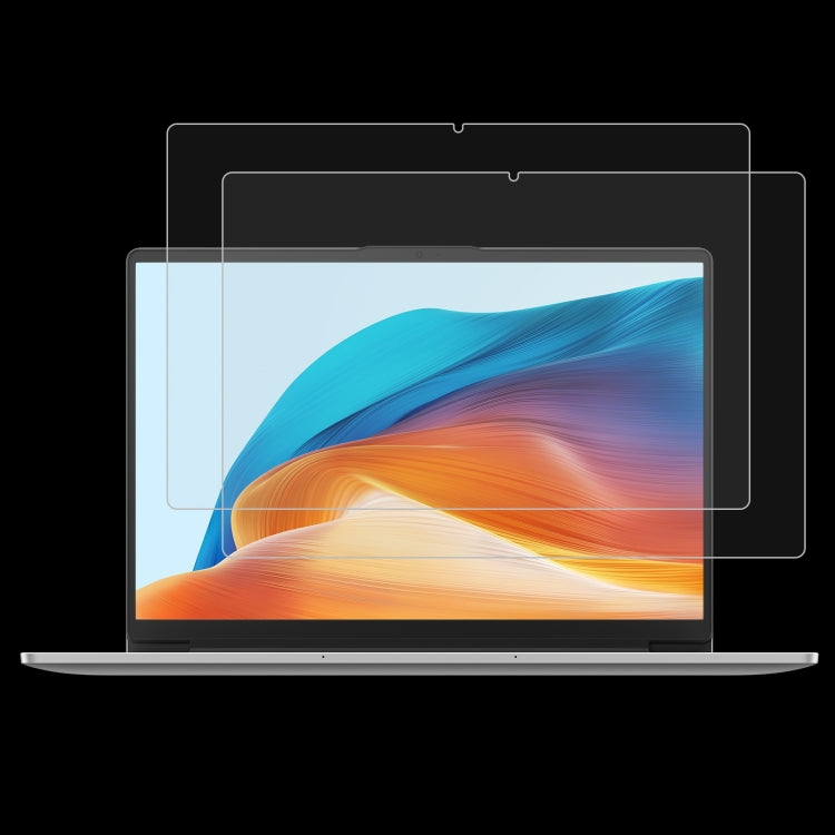 2pcs 9H 0.3mm Explosion-proof Tempered Glass Film, For Huawei MateBook E 2023, For Huawei MateBook D 14 2023