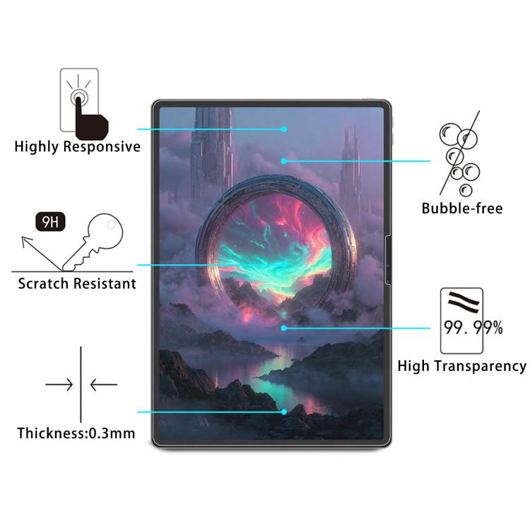 9H 0.3mm Explosion-proof Tempered Glass Film, For Lenovo Legion Y900 13 inch, For Lenovo ThinkTab X11 Gen 1 10.95 inch, For Lenovo Idea Tab Pro Gen2, For Lenovo Xiaoxin GT / Xiaoxin Pro 13, For Lenovo Tab Plus Gen2 12.1                                 ...