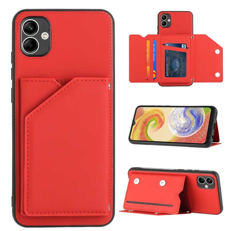 Skin Feel PU + TPU + PC Card Slots Phone Case, For Samsung Galaxy A54, For Samsung Galaxy S23 FE 5G, For Samsung Galaxy A04e, For Samsung Galaxy A23 4G/5G, For Samsung Galaxy A04
