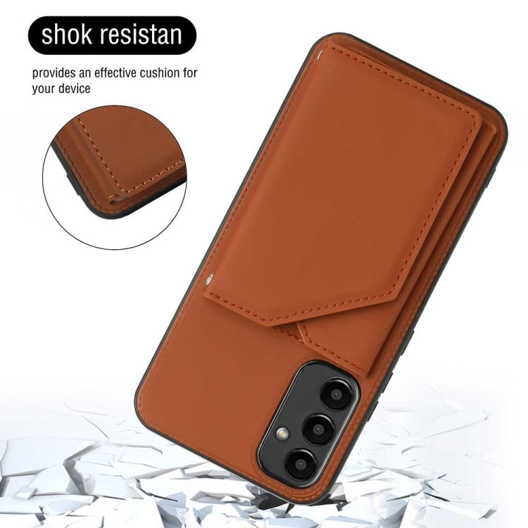Skin Feel PU + TPU + PC Card Slots Phone Case, For Samsung Galaxy A24 4G, For Samsung Galaxy A15, For Samsung Galaxy S24 Ultra 5G, For Samsung Galaxy S24+ 5G, For Samsung Galaxy A05, For Samsung Galaxy A14 5G / 4G, For Samsung Galaxy A05s              ...