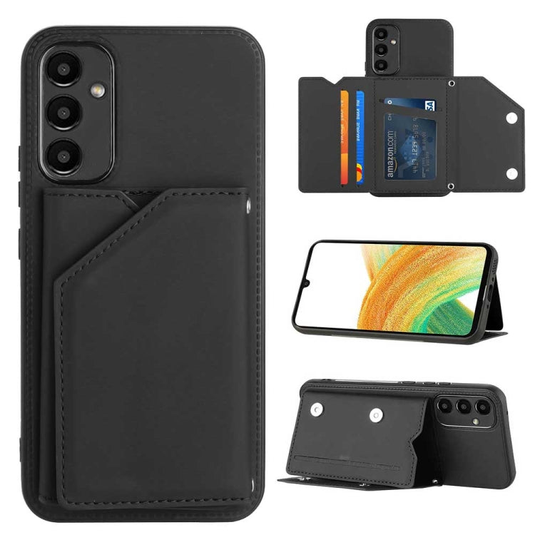 Skin Feel PU + TPU + PC Card Slots Phone Case, For Samsung Galaxy A24 4G, For Samsung Galaxy A15, For Samsung Galaxy S24 Ultra 5G, For Samsung Galaxy S24+ 5G, For Samsung Galaxy A05, For Samsung Galaxy A14 5G / 4G, For Samsung Galaxy A05s              ...