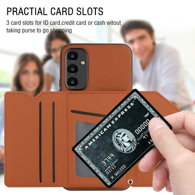 Skin Feel PU + TPU + PC Card Slots Phone Case, For Samsung Galaxy A54, For Samsung Galaxy S23 FE 5G, For Samsung Galaxy A04e, For Samsung Galaxy A23 4G/5G, For Samsung Galaxy A04