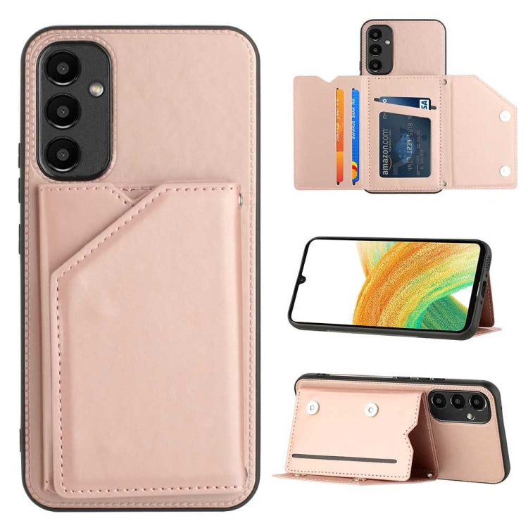 Skin Feel PU + TPU + PC Card Slots Phone Case, For Samsung Galaxy A54, For Samsung Galaxy S23 FE 5G, For Samsung Galaxy A04e, For Samsung Galaxy A23 4G/5G, For Samsung Galaxy A04