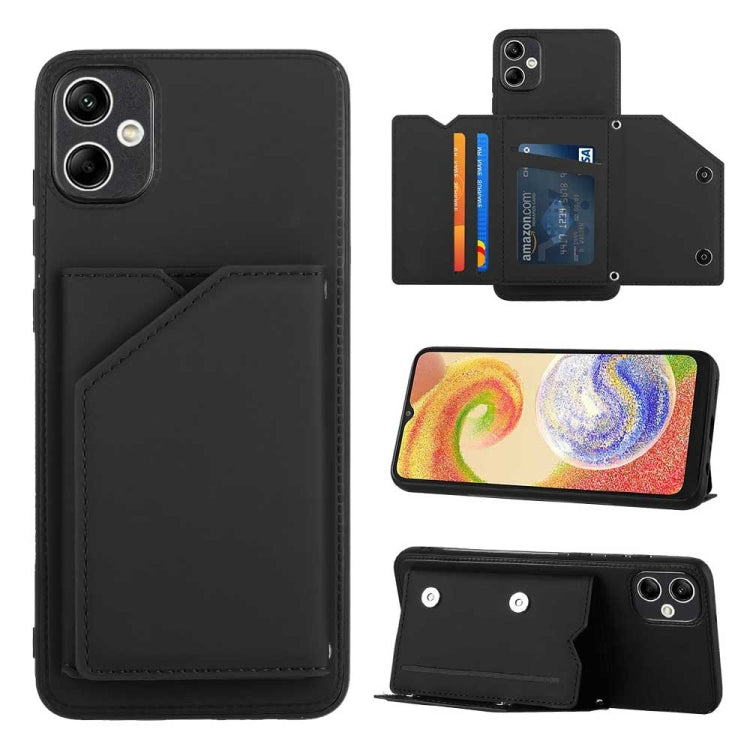 Skin Feel PU + TPU + PC Card Slots Phone Case, For Samsung Galaxy A24 4G, For Samsung Galaxy A15, For Samsung Galaxy S24 Ultra 5G, For Samsung Galaxy S24+ 5G, For Samsung Galaxy A05, For Samsung Galaxy A14 5G / 4G, For Samsung Galaxy A05s              ...