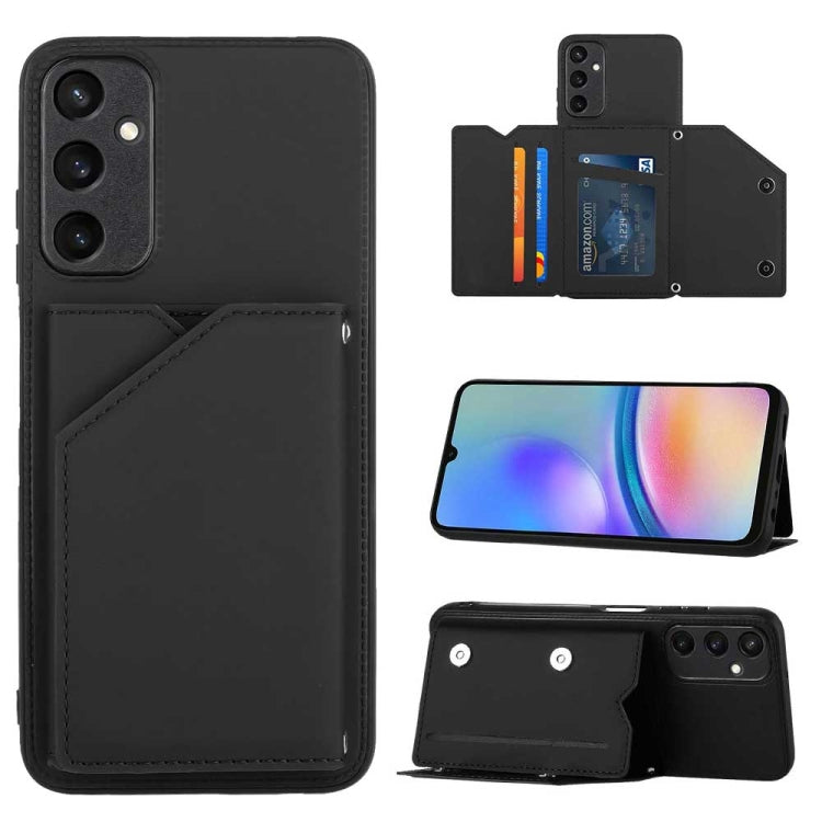 Skin Feel PU + TPU + PC Card Slots Phone Case, For Samsung Galaxy A24 4G, For Samsung Galaxy A15, For Samsung Galaxy S24 Ultra 5G, For Samsung Galaxy S24+ 5G, For Samsung Galaxy A05, For Samsung Galaxy A14 5G / 4G, For Samsung Galaxy A05s              ...