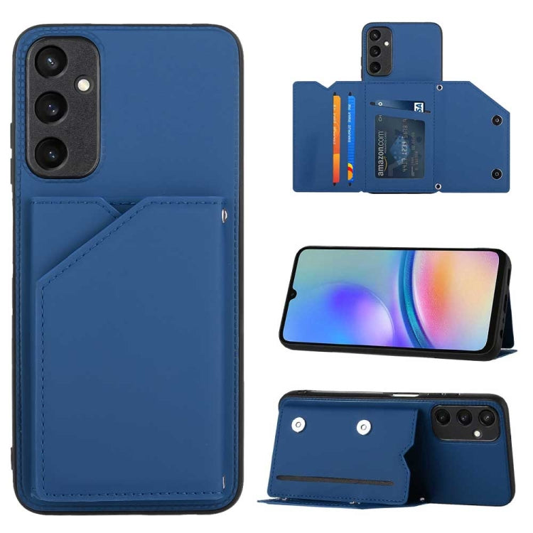 Skin Feel PU + TPU + PC Card Slots Phone Case, For Samsung Galaxy A24 4G, For Samsung Galaxy A15, For Samsung Galaxy S24 Ultra 5G, For Samsung Galaxy S24+ 5G, For Samsung Galaxy A05, For Samsung Galaxy A14 5G / 4G, For Samsung Galaxy A05s              ...