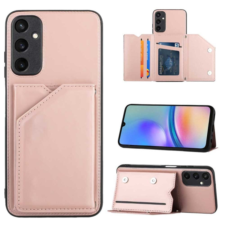 Skin Feel PU + TPU + PC Card Slots Phone Case, For Samsung Galaxy A24 4G, For Samsung Galaxy A15, For Samsung Galaxy S24 Ultra 5G, For Samsung Galaxy S24+ 5G, For Samsung Galaxy A05, For Samsung Galaxy A14 5G / 4G, For Samsung Galaxy A05s              ...