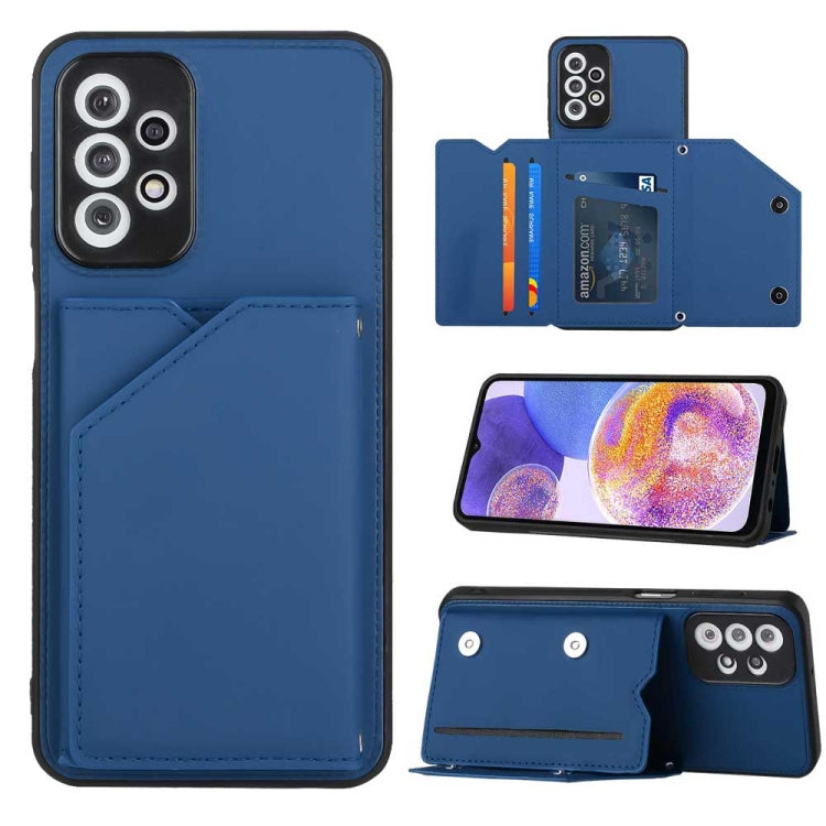 Skin Feel PU + TPU + PC Card Slots Phone Case, For Samsung Galaxy A54, For Samsung Galaxy S23 FE 5G, For Samsung Galaxy A04e, For Samsung Galaxy A23 4G/5G, For Samsung Galaxy A04