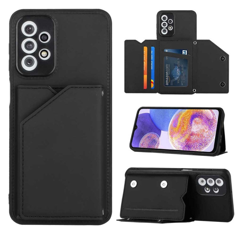 Skin Feel PU + TPU + PC Card Slots Phone Case, For Samsung Galaxy A54, For Samsung Galaxy S23 FE 5G, For Samsung Galaxy A04e, For Samsung Galaxy A23 4G/5G, For Samsung Galaxy A04