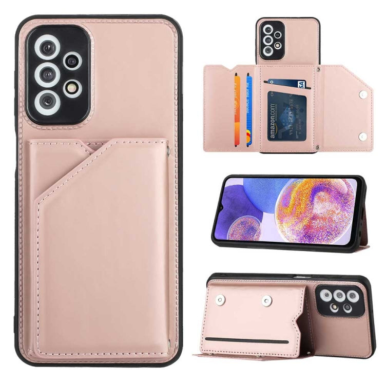 Skin Feel PU + TPU + PC Card Slots Phone Case, For Samsung Galaxy A54, For Samsung Galaxy S23 FE 5G, For Samsung Galaxy A04e, For Samsung Galaxy A23 4G/5G, For Samsung Galaxy A04
