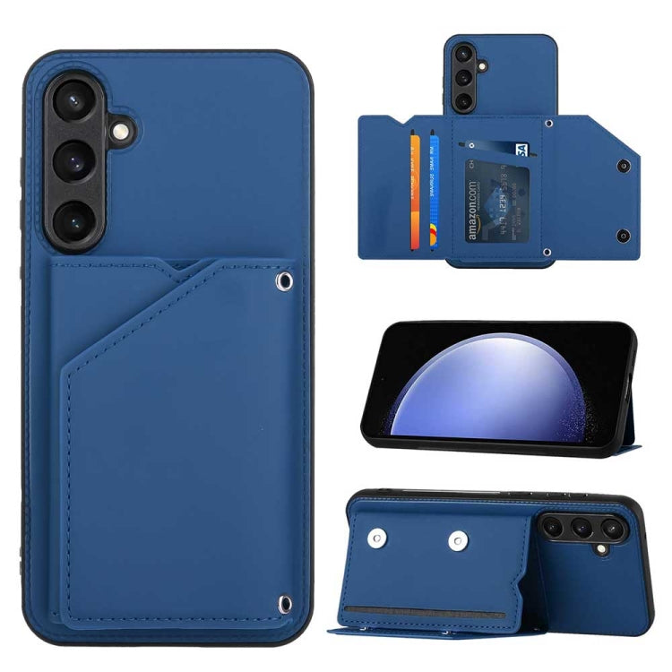 Skin Feel PU + TPU + PC Card Slots Phone Case, For Samsung Galaxy A54, For Samsung Galaxy S23 FE 5G, For Samsung Galaxy A04e, For Samsung Galaxy A23 4G/5G, For Samsung Galaxy A04