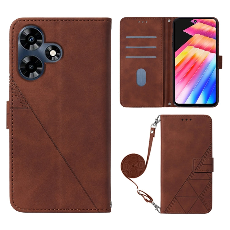 Crossbody 3D Embossed Flip Leather Phone Case, For Infinix Note 50s, For Infinix Hot 50 Pro+ 4G, For Infinix GT 20 Pro-X6871, For Infinix Note 40 5G, For Infinix Note 30 5G / X6711, For Infinix Hot 30 Play / X6835, For Infinix Hot 30i / X669           ...