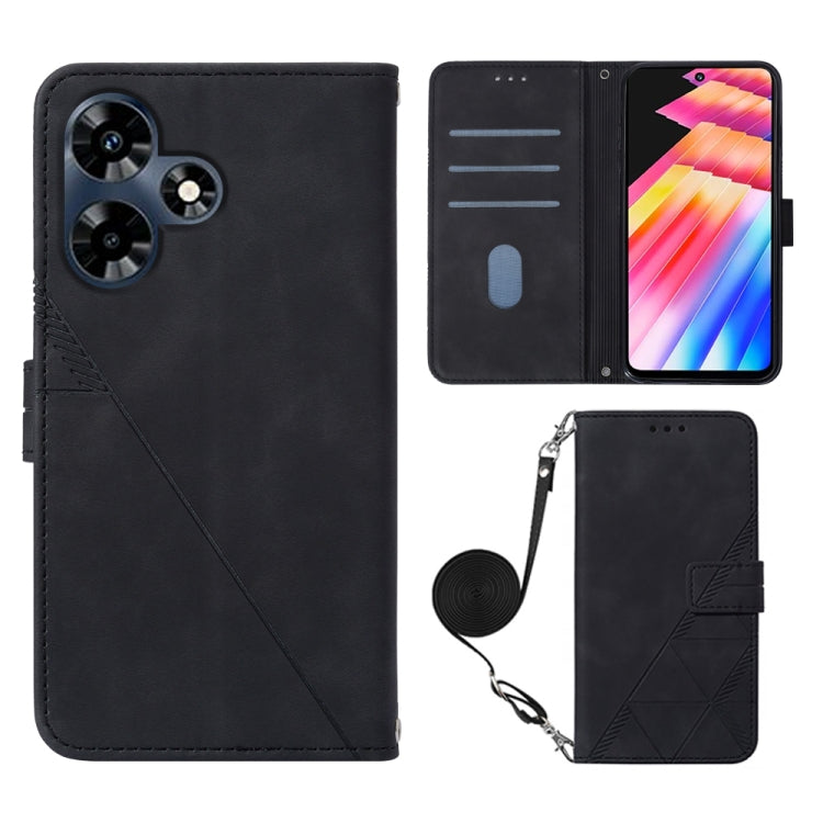 Crossbody 3D Embossed Flip Leather Phone Case, For Infinix Note 50s, For Infinix Hot 50 Pro+ 4G, For Infinix GT 20 Pro-X6871, For Infinix Note 40 5G, For Infinix Note 30 5G / X6711, For Infinix Hot 30 Play / X6835, For Infinix Hot 30i / X669           ...