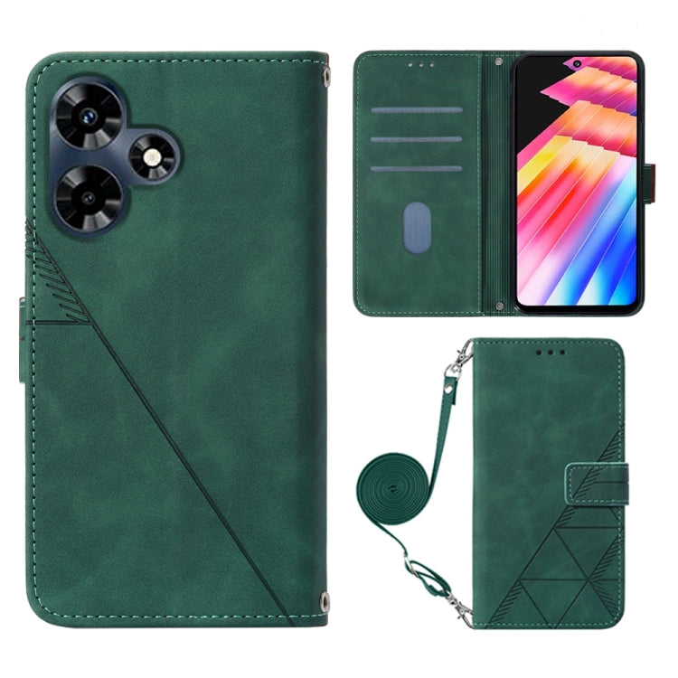 Crossbody 3D Embossed Flip Leather Phone Case, For Infinix Note 50s, For Infinix Hot 50 Pro+ 4G, For Infinix GT 20 Pro-X6871, For Infinix Note 40 5G, For Infinix Note 30 5G / X6711, For Infinix Hot 30 Play / X6835, For Infinix Hot 30i / X669           ...