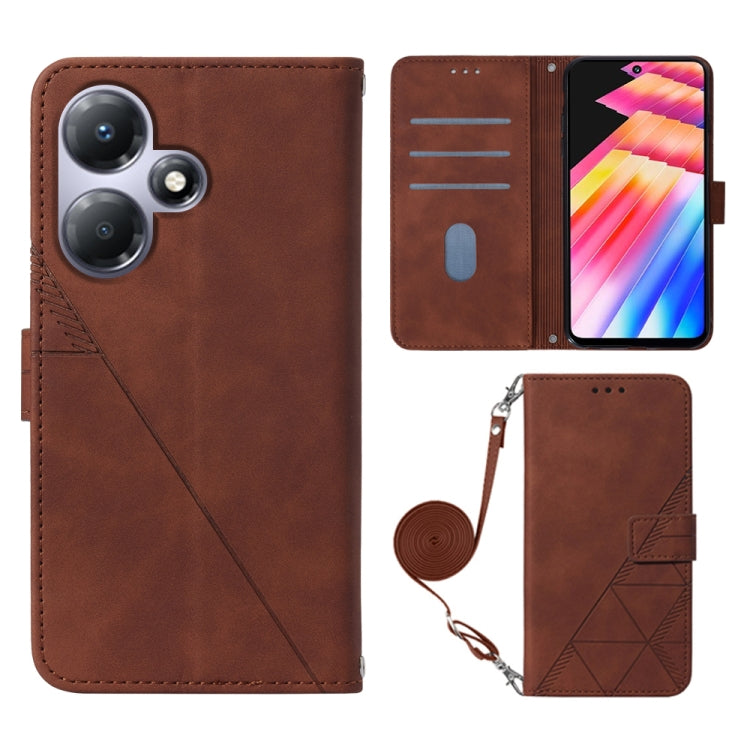 Crossbody 3D Embossed Flip Leather Phone Case, For Infinix Note 50s, For Infinix Hot 50 Pro+ 4G, For Infinix GT 20 Pro-X6871, For Infinix Note 40 5G, For Infinix Note 30 5G / X6711, For Infinix Hot 30 Play / X6835, For Infinix Hot 30i / X669           ...