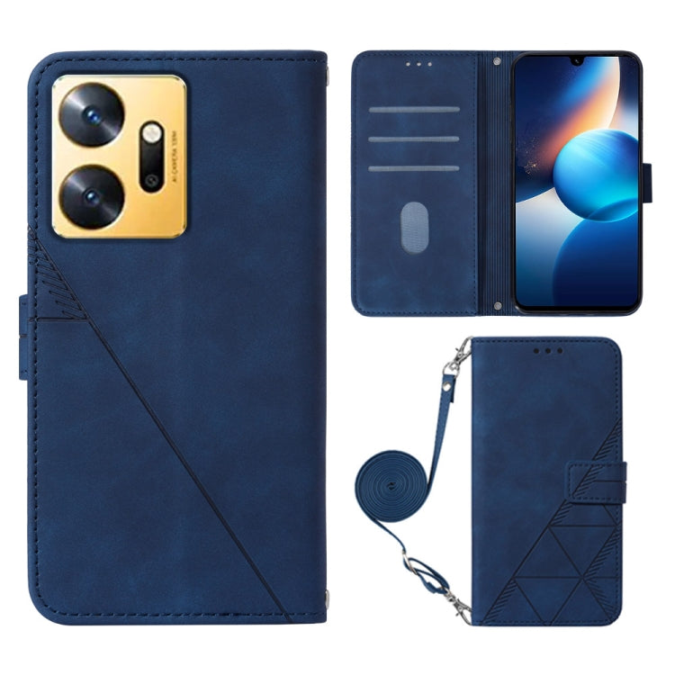 Crossbody 3D Embossed Flip Leather Phone Case, For Infinix Zero 20 / X6821, For Infinix Zero 5G 2023 / T781, For Infinix Hot 9 Pro / 9