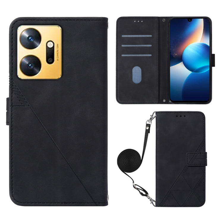 Crossbody 3D Embossed Flip Leather Phone Case, For Infinix Zero 20 / X6821, For Infinix Zero 5G 2023 / T781, For Infinix Hot 9 Pro / 9