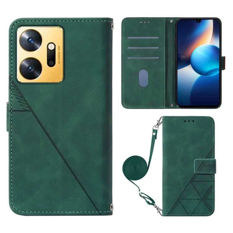 Crossbody 3D Embossed Flip Leather Phone Case, For Infinix Zero 20 / X6821, For Infinix Zero 5G 2023 / T781, For Infinix Hot 9 Pro / 9