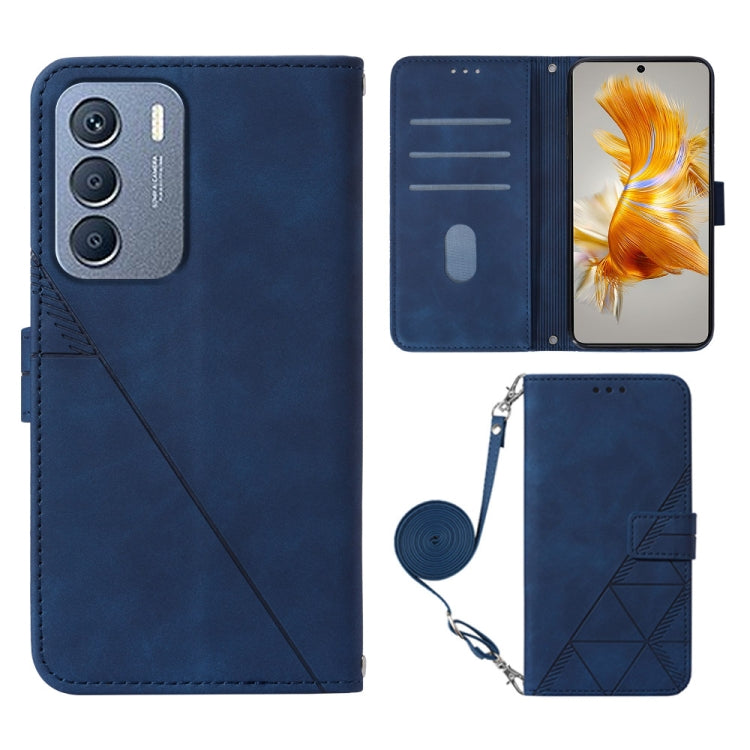 Crossbody 3D Embossed Flip Leather Phone Case, For Infinix Zero 20 / X6821, For Infinix Zero 5G 2023 / T781, For Infinix Hot 9 Pro / 9