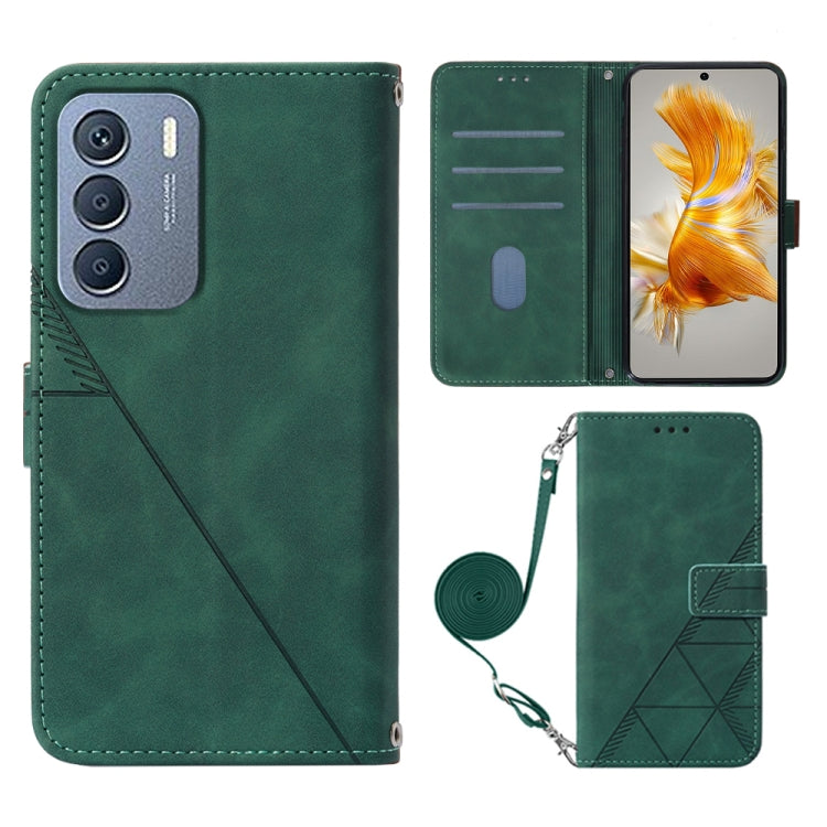 Crossbody 3D Embossed Flip Leather Phone Case, For Infinix Zero 20 / X6821, For Infinix Zero 5G 2023 / T781, For Infinix Hot 9 Pro / 9