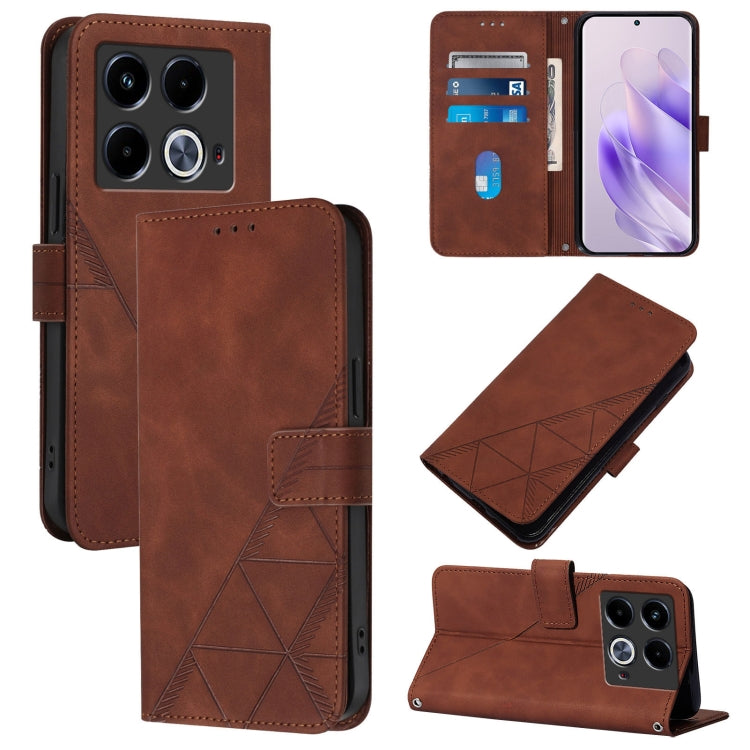 Crossbody 3D Embossed Flip Leather Phone Case, For Infinix Note 50s, For Infinix Hot 50 Pro+ 4G, For Infinix GT 20 Pro-X6871, For Infinix Note 40 5G, For Infinix Note 30 5G / X6711, For Infinix Hot 30 Play / X6835, For Infinix Hot 30i / X669           ...