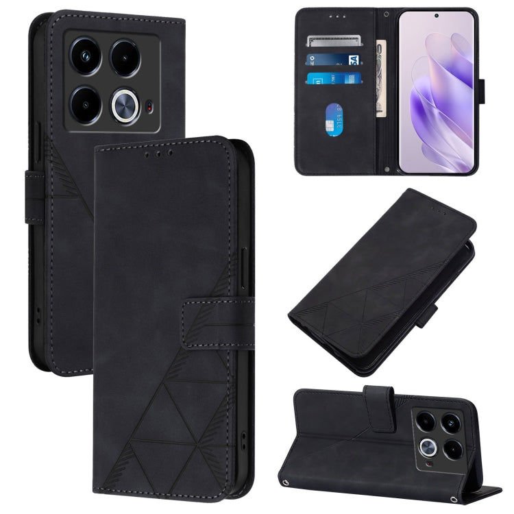 Crossbody 3D Embossed Flip Leather Phone Case, For Infinix Note 50s, For Infinix Hot 50 Pro+ 4G, For Infinix GT 20 Pro-X6871, For Infinix Note 40 5G, For Infinix Note 30 5G / X6711, For Infinix Hot 30 Play / X6835, For Infinix Hot 30i / X669           ...