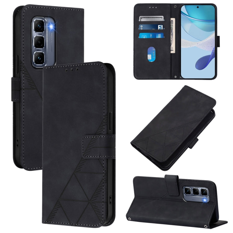 Crossbody 3D Embossed Flip Leather Phone Case, For Infinix Note 50s, For Infinix Hot 50 Pro+ 4G, For Infinix GT 20 Pro-X6871, For Infinix Note 40 5G, For Infinix Note 30 5G / X6711, For Infinix Hot 30 Play / X6835, For Infinix Hot 30i / X669           ...