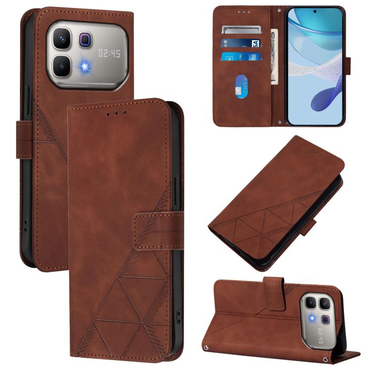 Crossbody 3D Embossed Flip Leather Phone Case, For Infinix GT 50 Pro 5G, For Infinix Note Edge 5G Global, For Infinix Smart 20 4G / X6840, For Infinix Note 60 5G / Note 60 Pro 5G, For Infinix Hot 60i 5G / Tecno Spark Go 5G, For Infinix Smart 10 Plus   ...