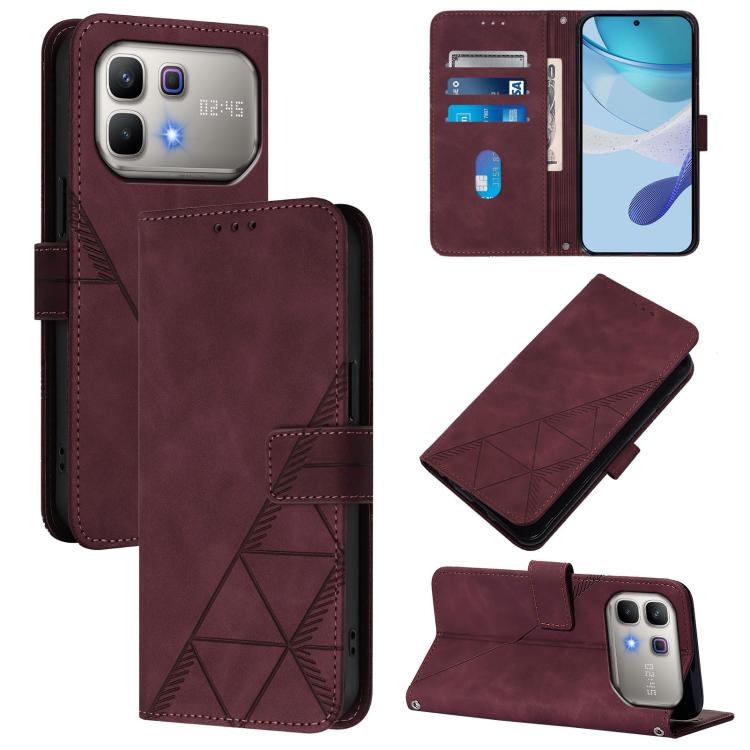 Crossbody 3D Embossed Flip Leather Phone Case, For Infinix GT 50 Pro 5G, For Infinix Note Edge 5G Global, For Infinix Smart 20 4G / X6840, For Infinix Note 60 5G / Note 60 Pro 5G, For Infinix Hot 60i 5G / Tecno Spark Go 5G, For Infinix Smart 10 Plus   ...
