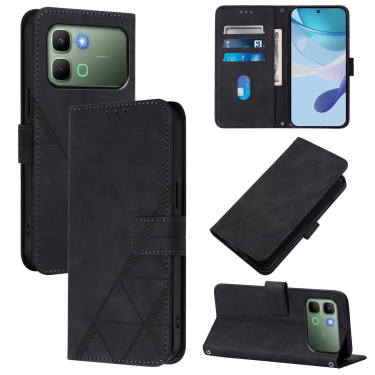 Crossbody 3D Embossed Flip Leather Phone Case, For Infinix GT 50 Pro 5G, For Infinix Note Edge 5G Global, For Infinix Smart 20 4G / X6840, For Infinix Note 60 5G / Note 60 Pro 5G, For Infinix Hot 60i 5G / Tecno Spark Go 5G, For Infinix Smart 10 Plus   ...