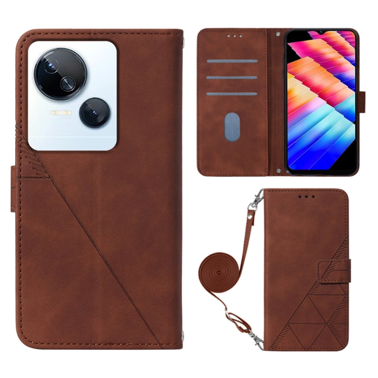 Crossbody 3D Embossed Flip Leather Phone Case, For Tecno Pova 6 Neo, For Tecno Pova 6 4G, For Tecno Camon 30 Pro 5G, For Tecno Camon 30 4G / 5G, For Tecno Pova 5 4G / LH7N, For Tecno Spark 10 5G / K18, For Tecno Spark 10C / K15Q                        ...
