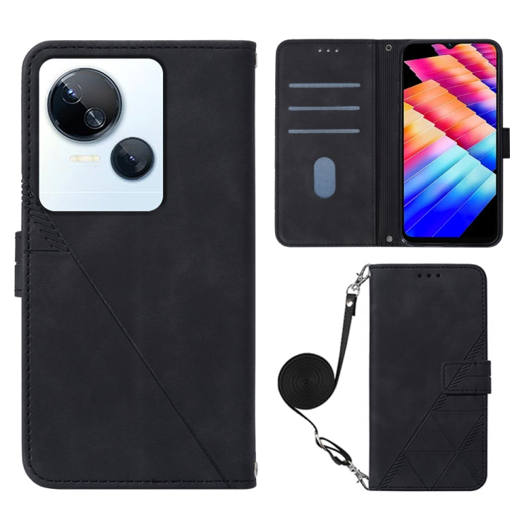 Crossbody 3D Embossed Flip Leather Phone Case, For Tecno Pova 6 Neo, For Tecno Pova 6 4G, For Tecno Camon 30 Pro 5G, For Tecno Camon 30 4G / 5G, For Tecno Pova 5 4G / LH7N, For Tecno Spark 10 5G / K18, For Tecno Spark 10C / K15Q                        ...