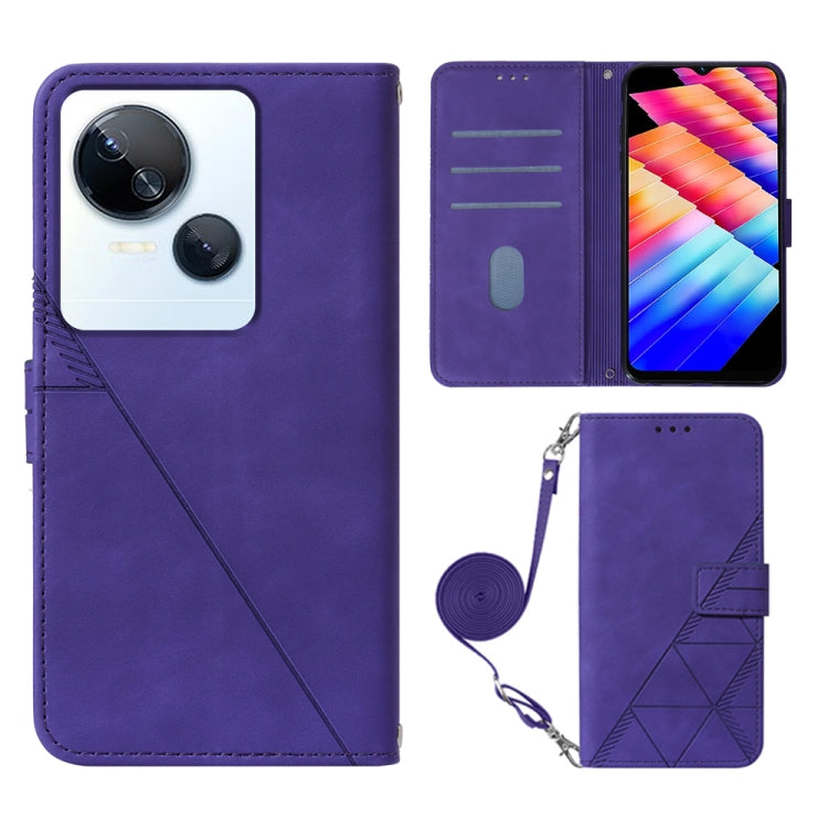 Crossbody 3D Embossed Flip Leather Phone Case, For Tecno Pova 6 Neo, For Tecno Pova 6 4G, For Tecno Camon 30 Pro 5G, For Tecno Camon 30 4G / 5G, For Tecno Pova 5 4G / LH7N, For Tecno Spark 10 5G / K18, For Tecno Spark 10C / K15Q                        ...