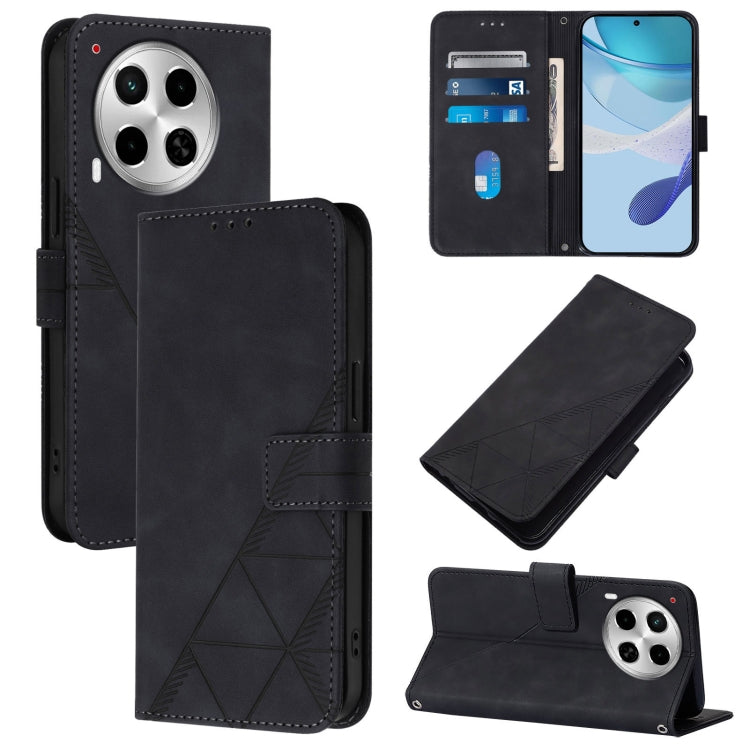 Crossbody 3D Embossed Flip Leather Phone Case, For Tecno Pova 6 Neo, For Tecno Pova 6 4G, For Tecno Camon 30 Pro 5G, For Tecno Camon 30 4G / 5G, For Tecno Pova 5 4G / LH7N, For Tecno Spark 10 5G / K18, For Tecno Spark 10C / K15Q                        ...