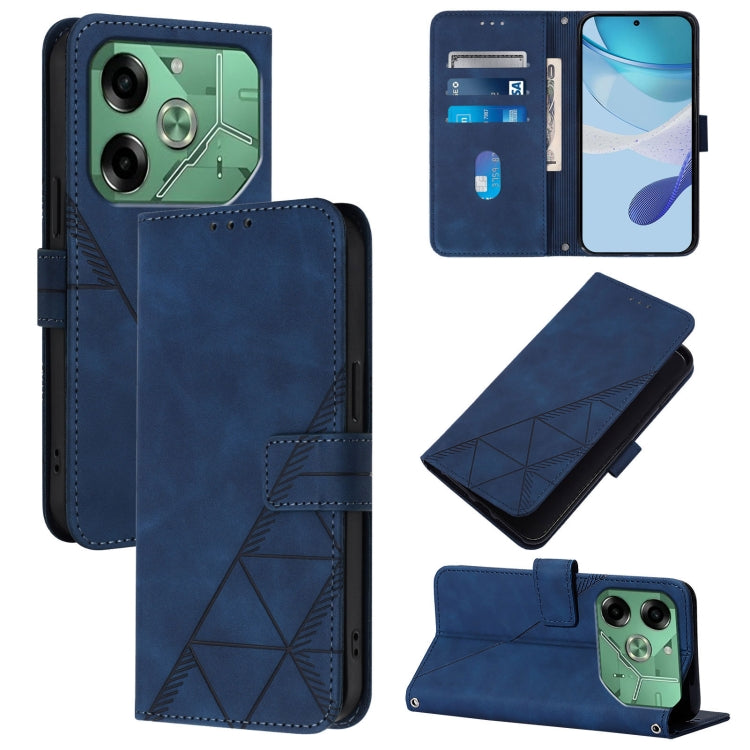 Crossbody 3D Embossed Flip Leather Phone Case, For Tecno Pova 6 Neo, For Tecno Pova 6 4G, For Tecno Camon 30 Pro 5G, For Tecno Camon 30 4G / 5G, For Tecno Pova 5 4G / LH7N, For Tecno Spark 10 5G / K18, For Tecno Spark 10C / K15Q                        ...