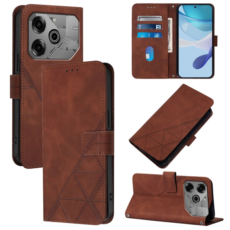 Crossbody 3D Embossed Flip Leather Phone Case, For Tecno Pova 6 Neo, For Tecno Pova 6 4G, For Tecno Camon 30 Pro 5G, For Tecno Camon 30 4G / 5G, For Tecno Pova 5 4G / LH7N, For Tecno Spark 10 5G / K18, For Tecno Spark 10C / K15Q                        ...
