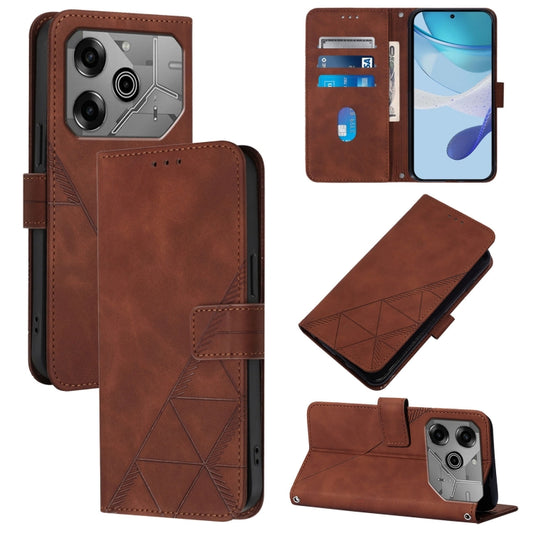 Crossbody 3D Embossed Flip Leather Phone Case, For Tecno Pova 6 Neo, For Tecno Pova 6 4G, For Tecno Camon 30 Pro 5G, For Tecno Camon 30 4G / 5G, For Tecno Pova 5 4G / LH7N, For Tecno Spark 10 5G / K18, For Tecno Spark 10C / K15Q                        ...