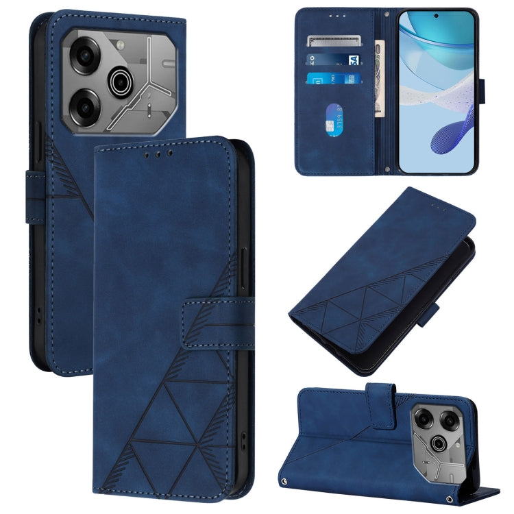 Crossbody 3D Embossed Flip Leather Phone Case, For Tecno Pova 6 Neo, For Tecno Pova 6 4G, For Tecno Camon 30 Pro 5G, For Tecno Camon 30 4G / 5G, For Tecno Pova 5 4G / LH7N, For Tecno Spark 10 5G / K18, For Tecno Spark 10C / K15Q                        ...