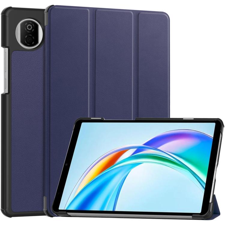 Custer Texture 3-Fold Holder Leather Smart Tablet Case, For Honor Pad X7 2025, For Honor Pad X9 Pro, For Honor Pad X9 / X8 Pro 11.5