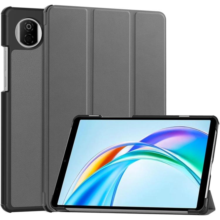 Custer Texture 3-Fold Holder Leather Smart Tablet Case, For Honor Pad X7 2025, For Honor Pad X9 Pro, For Honor Pad X9 / X8 Pro 11.5