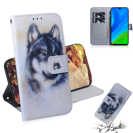 Colored Drawing Horizontal Flip Leather Case with Holder & Card Slot & Wallet, For Huawei P Smart 2020, For Huawei P40 Lite 5G, For Huawei Y5P, For Huawei Y6P