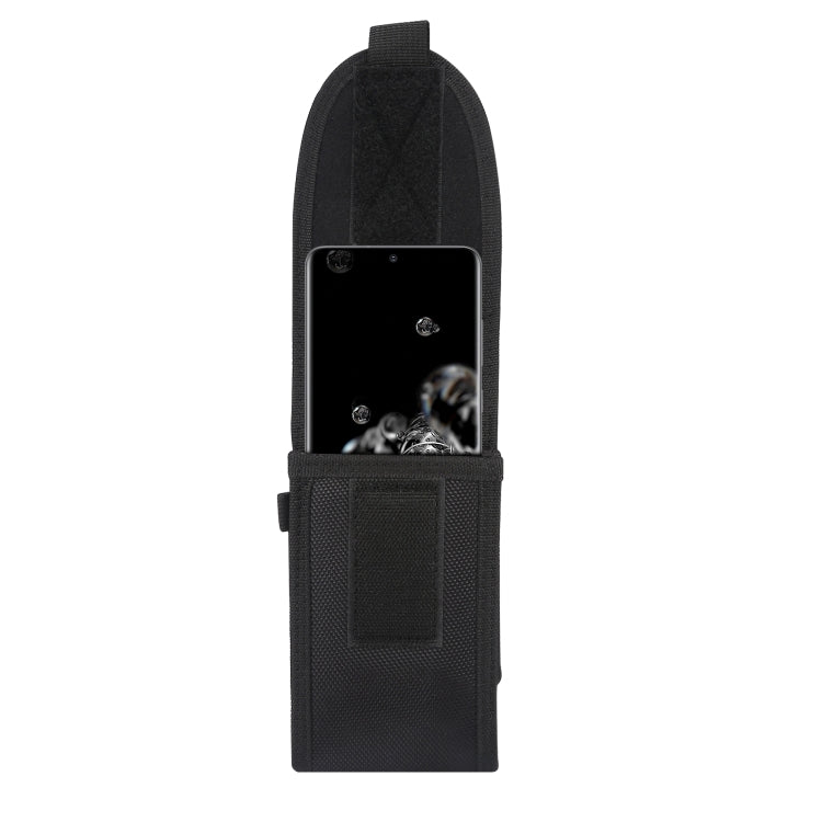 Multifunctional Universal Vertical Nylon Fabric Waist Bag Tactical Belt Bag, For 5.3 inch and Below Phones, For 6.7 inch and Below Phones