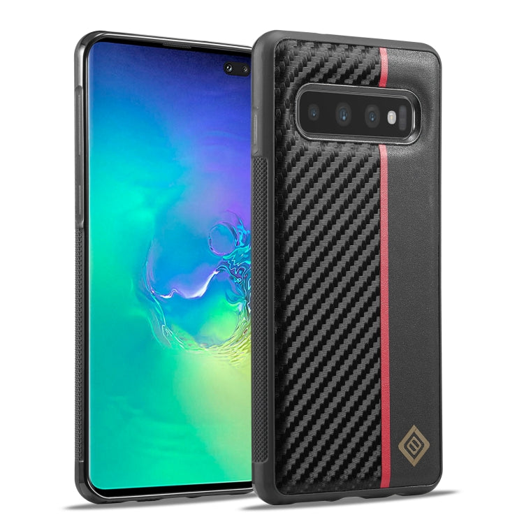 LC.IMEEKE 3 in 1 Carbon Fiber Texture Shockproof Phone Case, For Samsung Galaxy A24, For Samsung Galaxy A25 5G, For Samsung Galaxy S24 Ultra 5G, For Samsung Galaxy A15 5G, For Samsung Galaxy S24+ 5G, For Samsung Galaxy A34 5G, For Samsung Galaxy S24 5G...