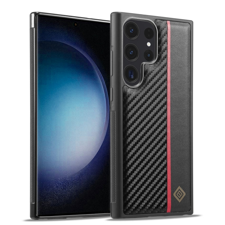 LC.IMEEKE 3 in 1 Carbon Fiber Texture Shockproof Phone Case, For Samsung Galaxy S24 Ultra 5G, For Samsung Galaxy A15 5G, For Samsung Galaxy A24, For Samsung Galaxy S24+ 5G, For Samsung Galaxy S24 5G, For Samsung Galaxy A23 4G/5G, For Samsung Galaxy A34...