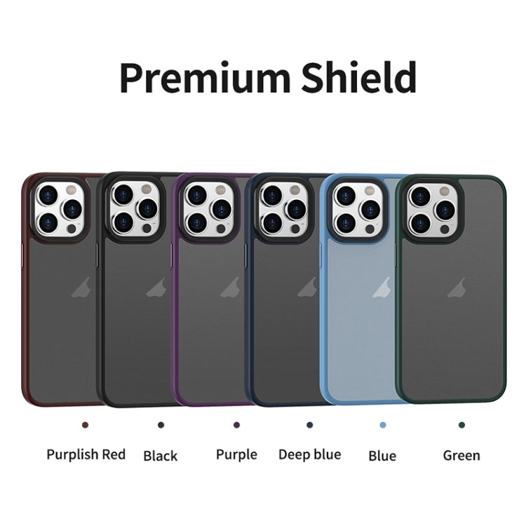 Brilliant Series Micro-frosted Anti-fingerprint PC Phone Case, For iPhone 15 Pro Max, For iPhone 15 Pro, For iPhone 15 Plus, For iPhone 15