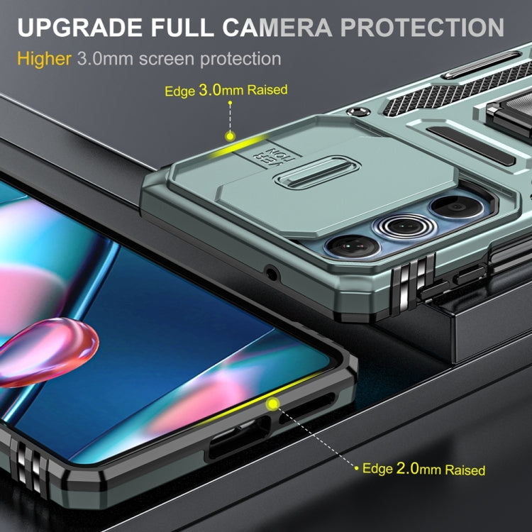 Armor PC + TPU Camera Shield Phone Case, Motorola Edge 30 Pro