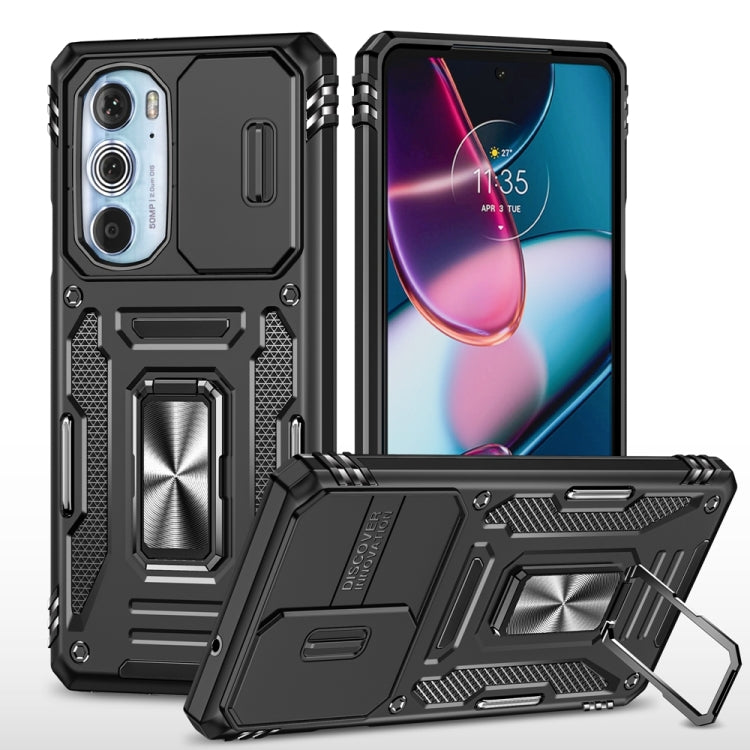 Armor PC + TPU Camera Shield Phone Case, Motorola Edge 30 Pro