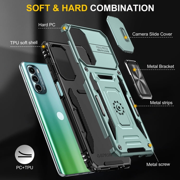 Armor PC + TPU Camera Shield Phone Case, Motorola Moto G Stylus 4G 2022, Motorola Moto G Power 5G 2023, Motorola Moto G Stylus 5G 2022, Motorola Moto G13, Motorola Moto E13, Motorola Moto G73